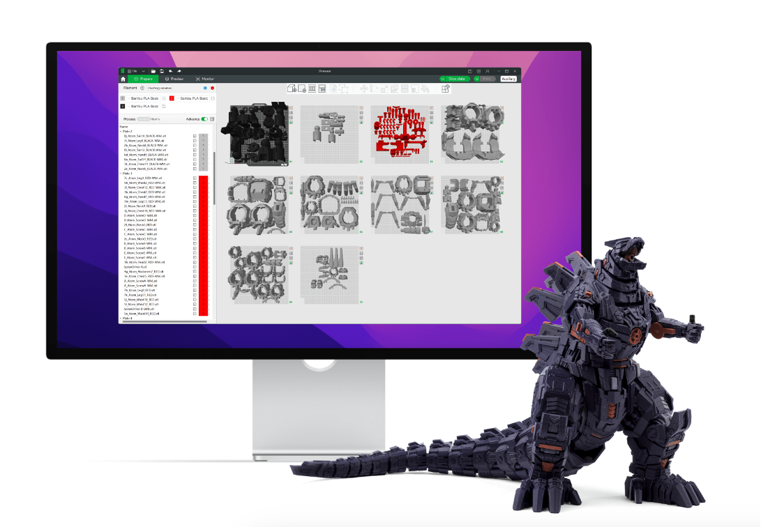 3D打印机拓竹丨仅一套OMS，，，，，支持海内表业务，，，，，沉塑物流治理，，，，，有效降低成本